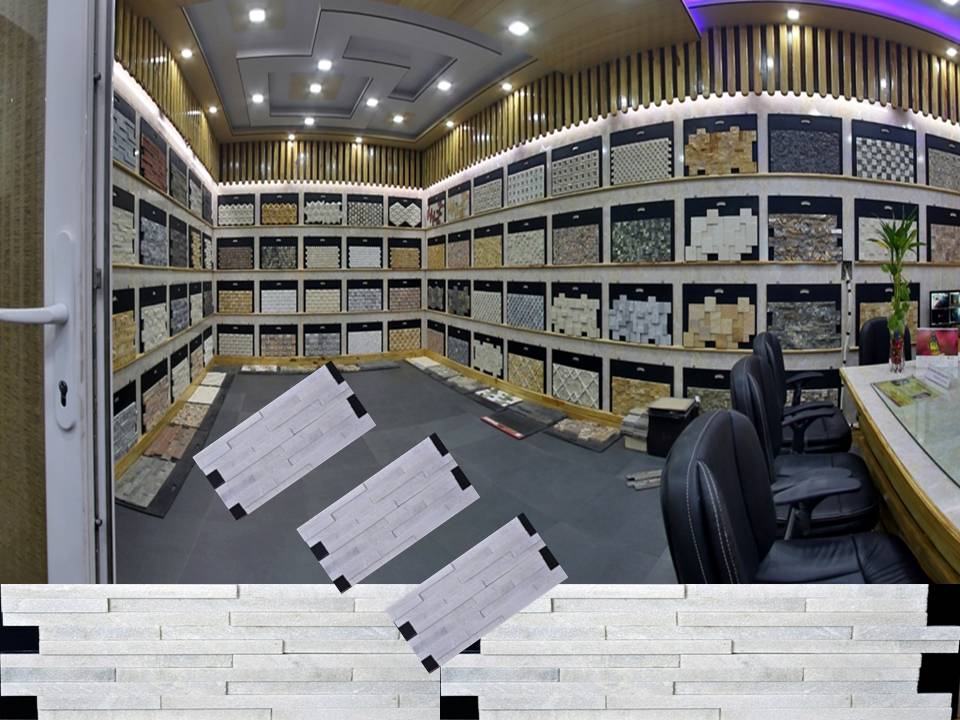 Exclusive White Stone Cladding Tiles for Interior Wall